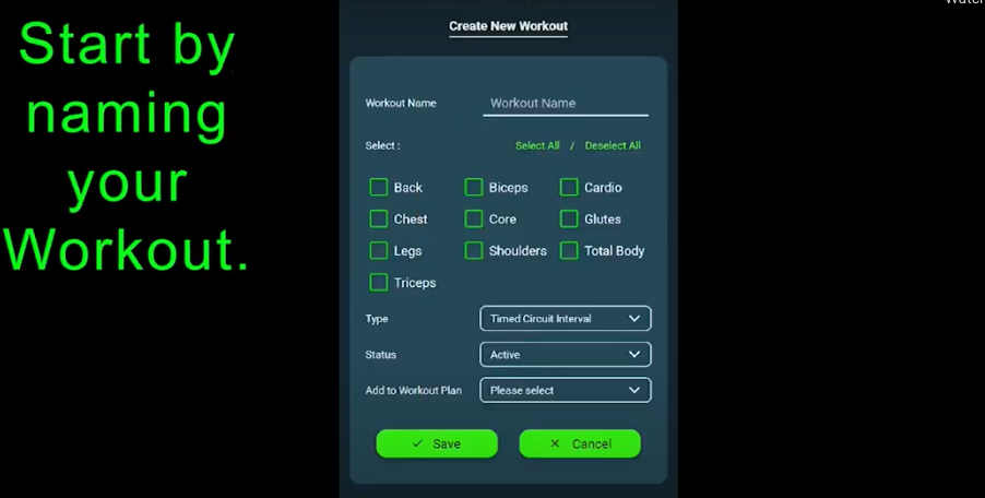 Create Your Own Workout