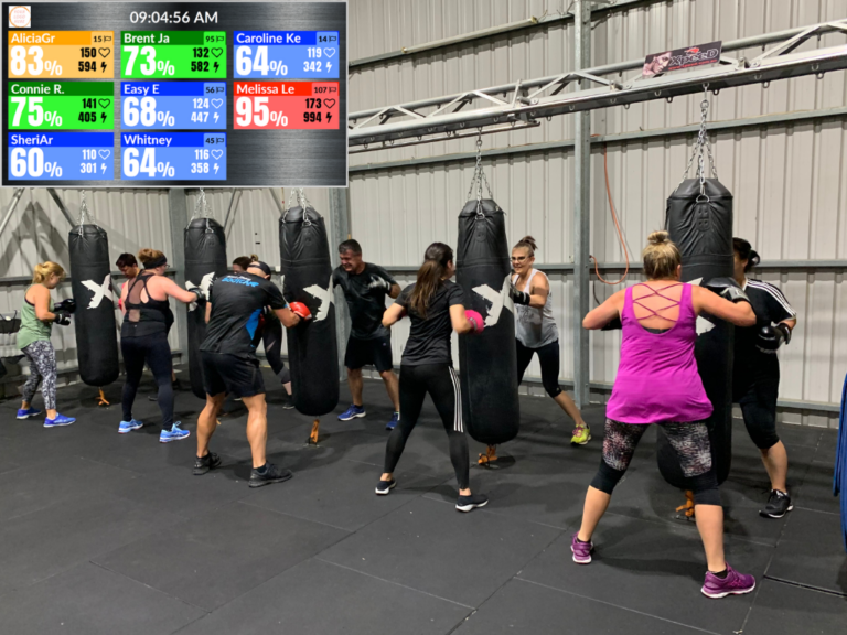 Fitness Boot Camp Heart Rate Monitoring
